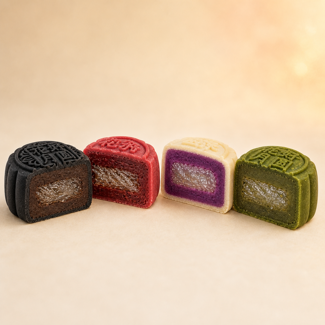4-piece Bird's Nest Mooncake Gift Box gallery image